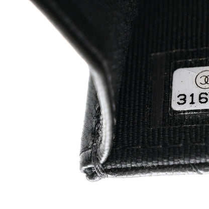 Chanel Lambskin Quilted CC Hook Card Holder Black 8 of 8