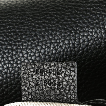 Gucci Pebbled Calfskin Medium Soho Chain Shoulder Bag Black 6 of 12