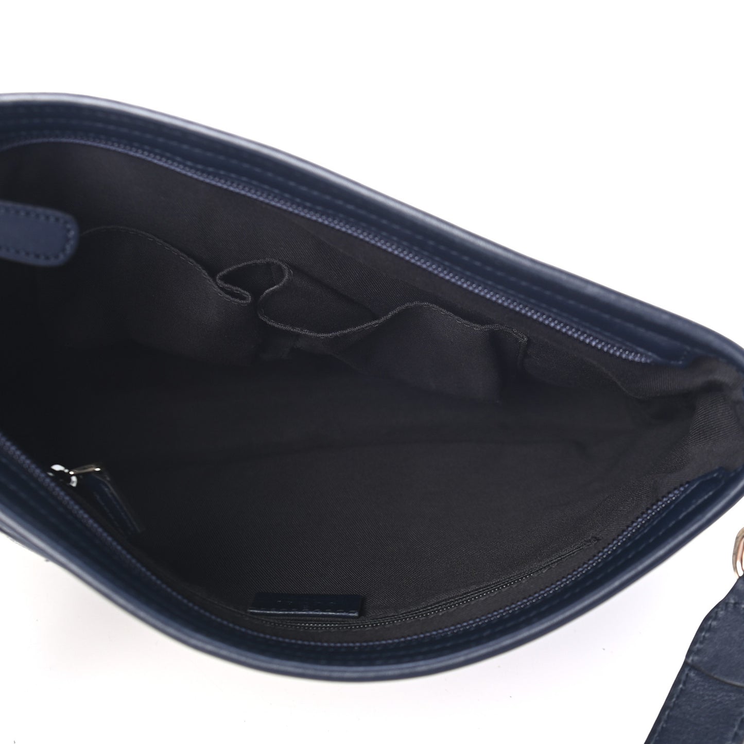 GG Plus Monogram Medium Flat Messenger Bag Navy