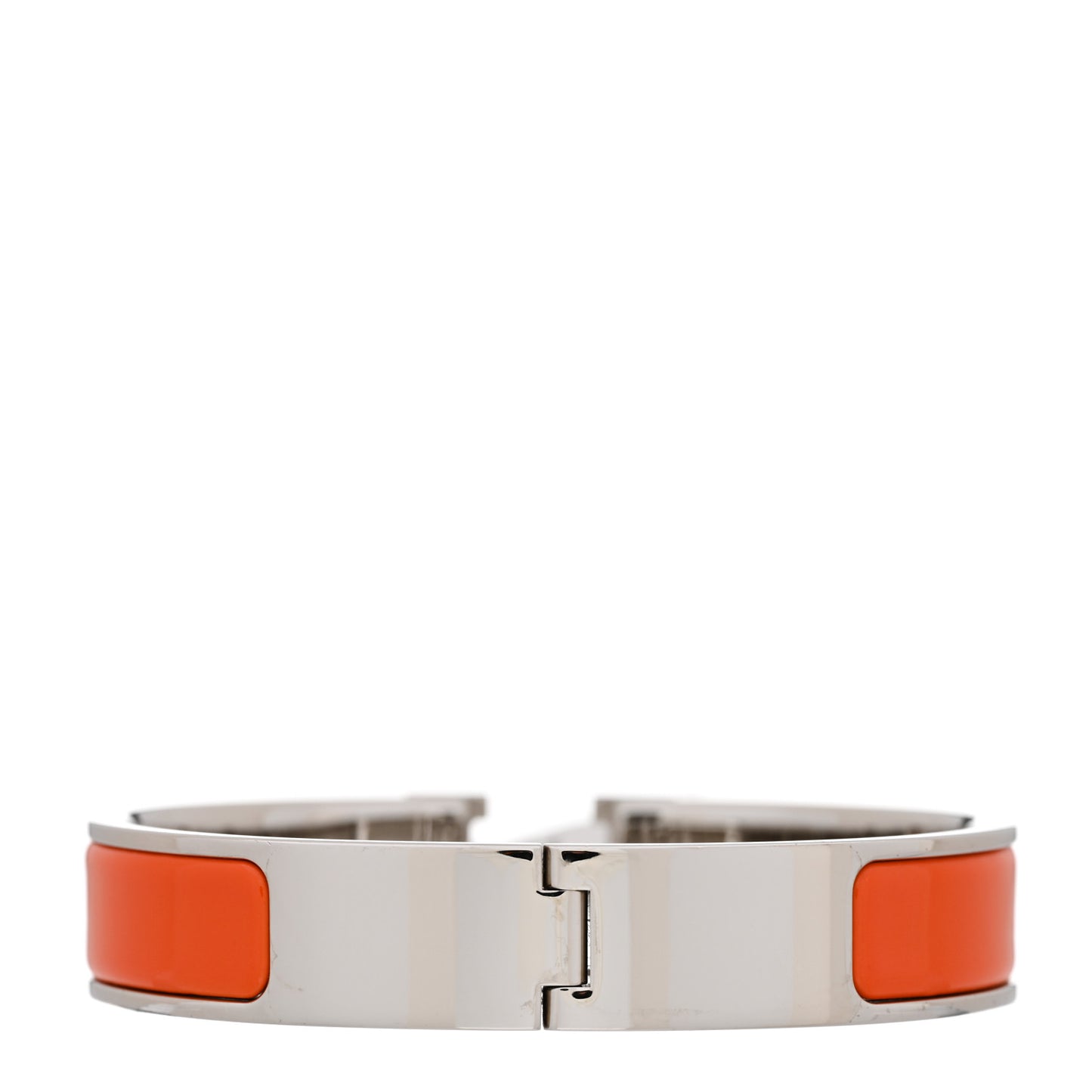 Enamel Narrow Clic Clac H Bracelet PM Orange