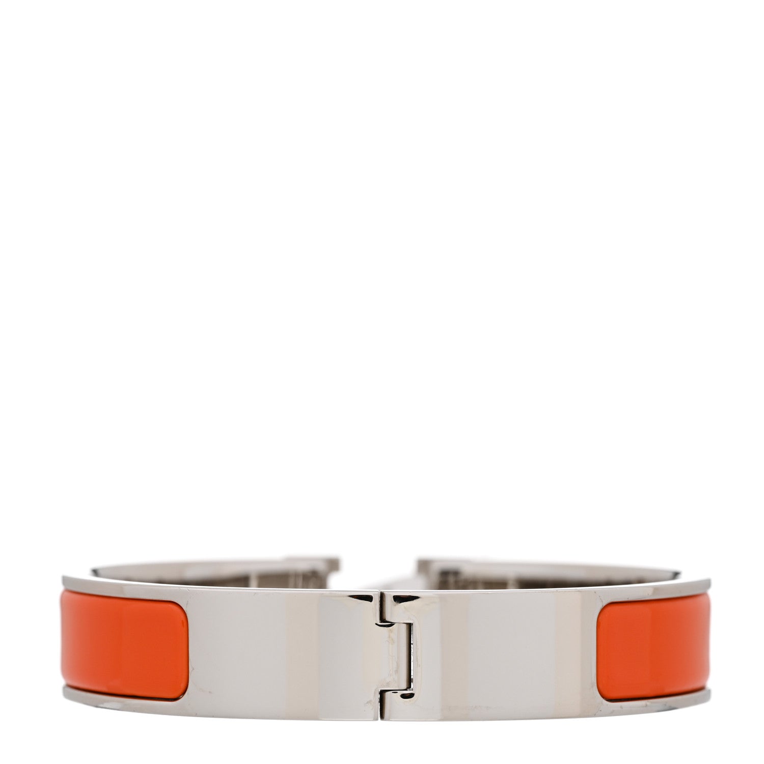 Hermes Enamel Narrow Clic Clac H Bracelet PM Orange 3 of 6
