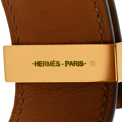 Hermes Matte Niloticus Crocodile Collier de Chien CDC 24 Bracelet T3 Jaune Citron 5 of 6