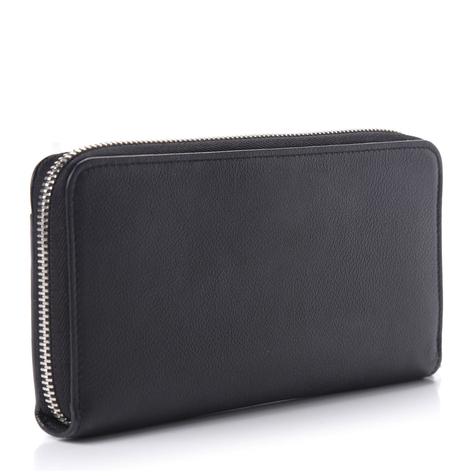 Louis Vuitton Calfskin Zippy Lockme Wallet Black 3 of 8