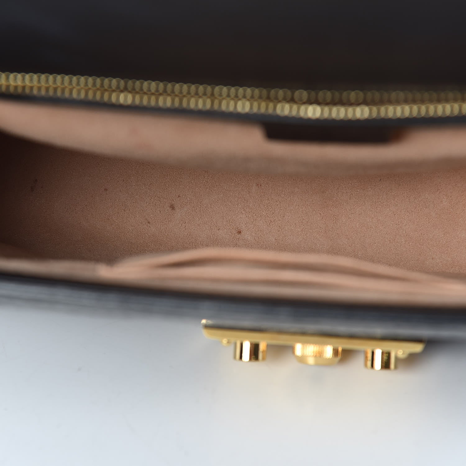 Gucci Guccissima Medium Padlock Shoulder Bag Black 10 of 12