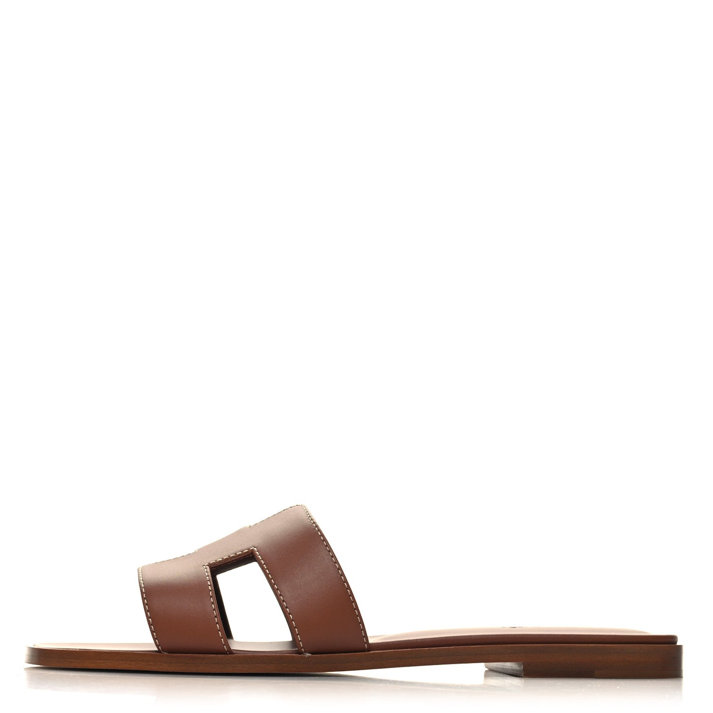 Box Calfskin Oran Sandals 39 Gold