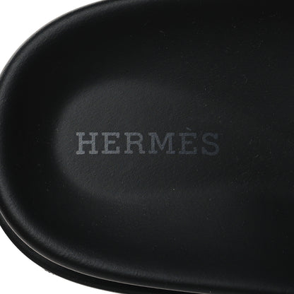 Hermes Calfskin Womens Chypre Sandals 37.5 White 8 of 9