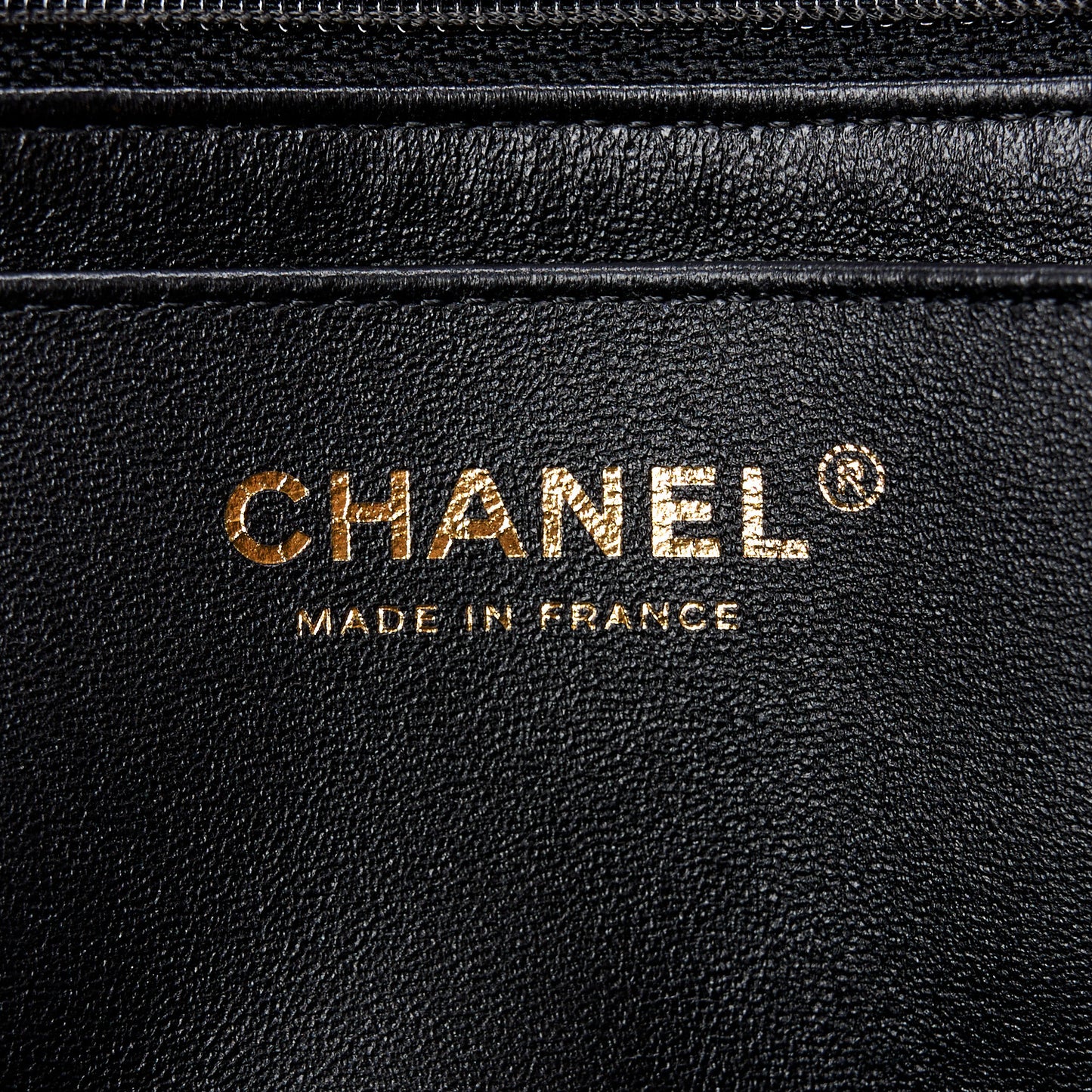 Printed Fabric Quilted Camellia Flap Black Multicolor