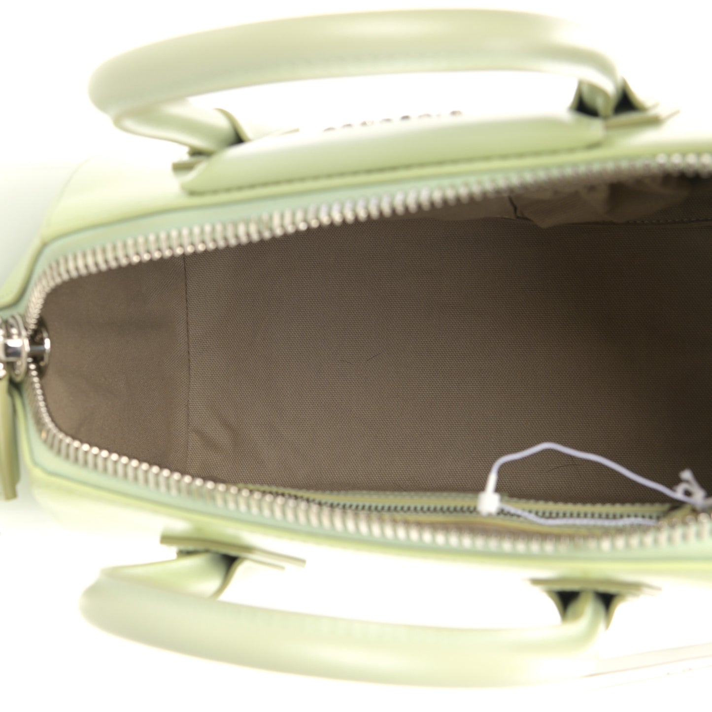 Shiny Lord Calfskin Small Antigona Aqua Green