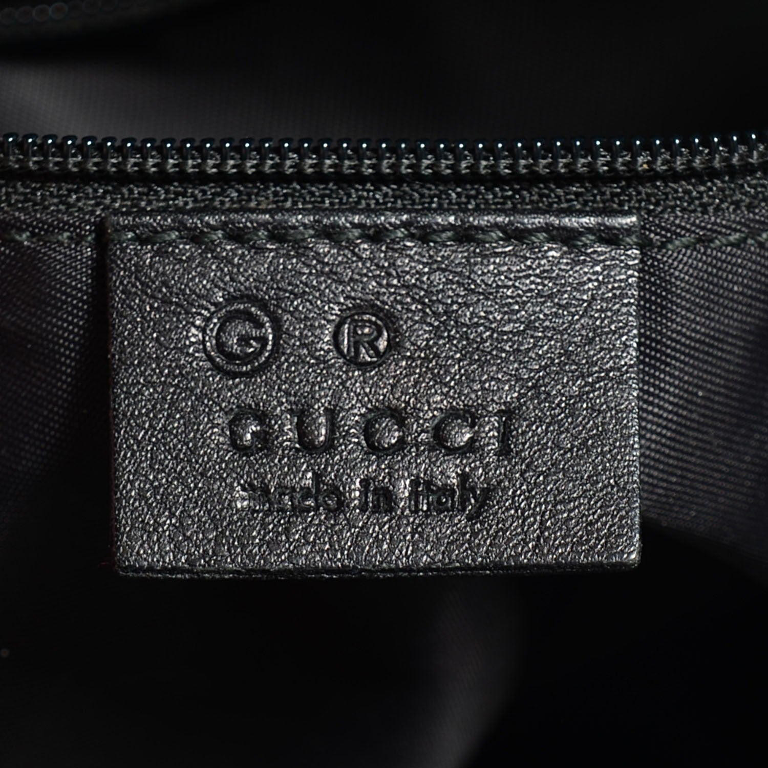 Gucci Nylon Monogram Medium Abbey Tote Black 6 of 9