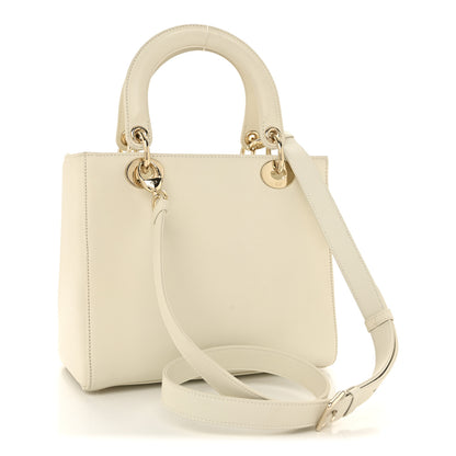 Christian Dior Calfskin Niki De Saint Phalle Amour Medium Lady Dior Off White 3 of 13