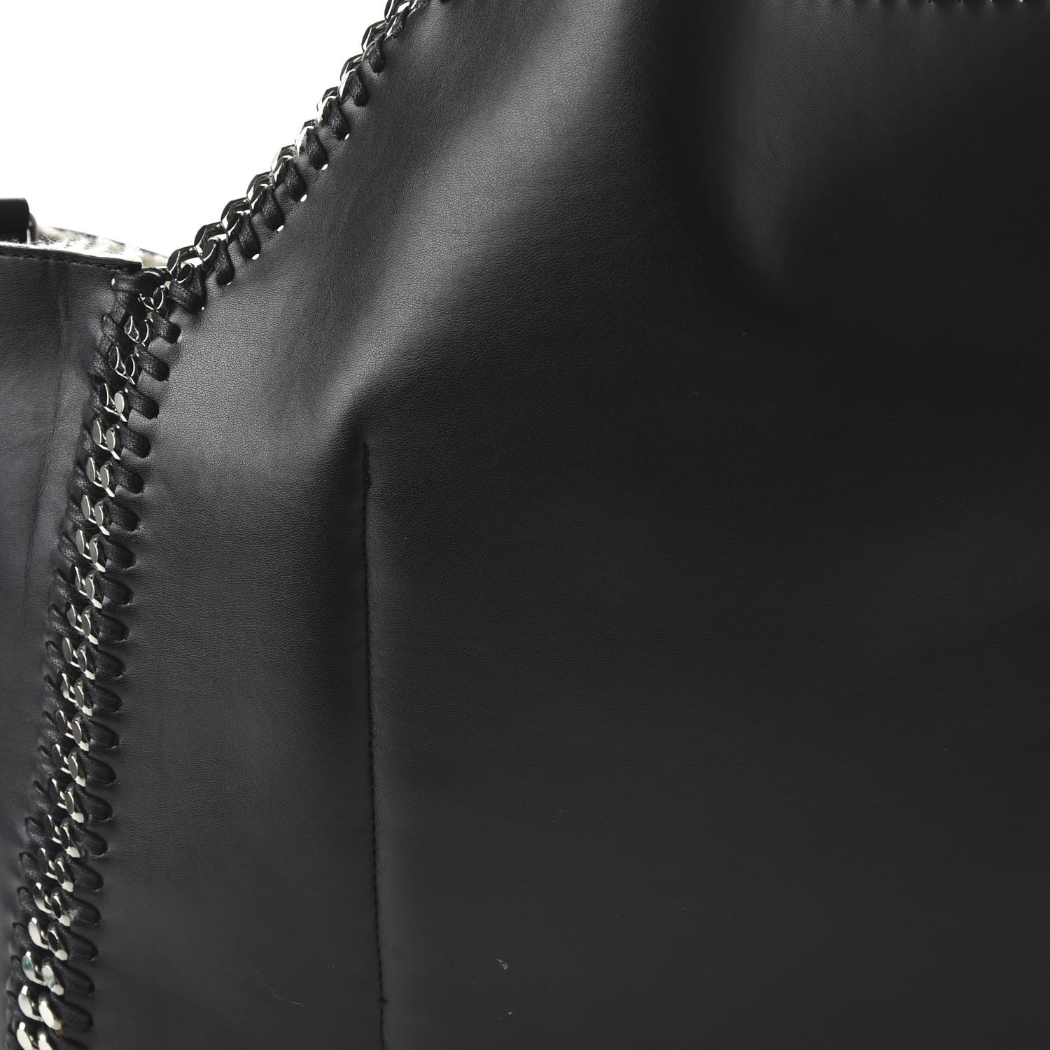 Stella McCartney Eco Alter Nappa Shearling Leopard Print Falabella Reversible Tote Black 16 of 16