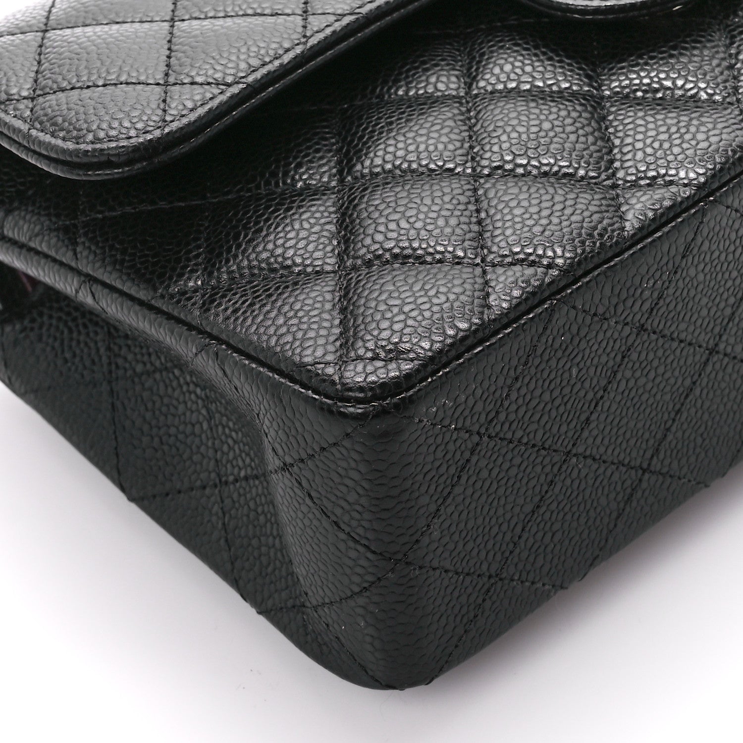 Chanel Caviar Quilted Small Double Flap Black 10 of 11
