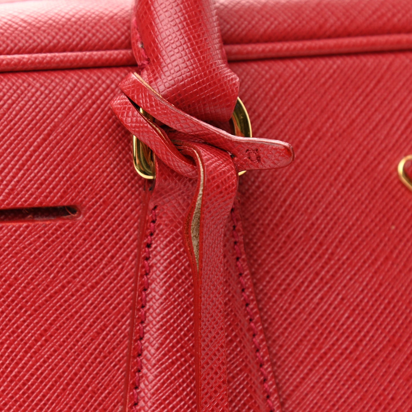 Saffiano Lux Bowler Fuoco