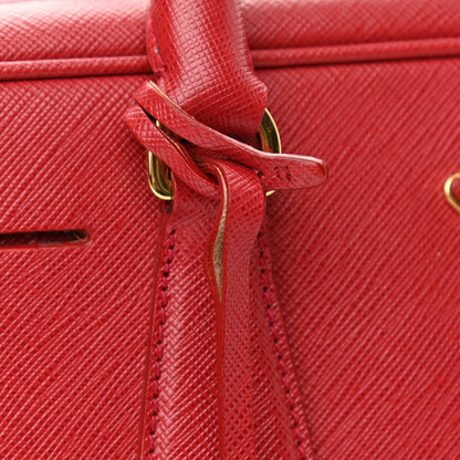 Prada Saffiano Lux Bowler Fuoco 14 of 14
