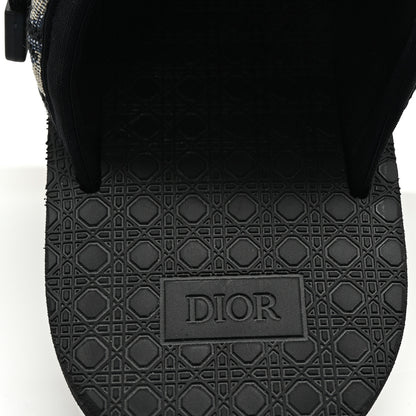 Christian Dior Oblique Jacquard Mens Alpha Sandals 41 Beige Black 8 of 10