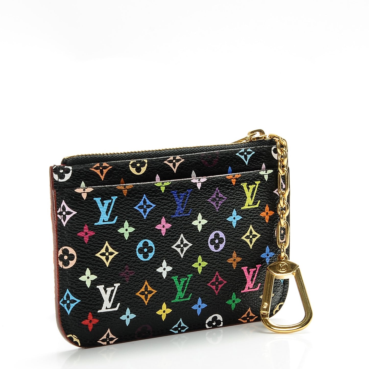 Monogram Multicolor Key Pouch Black Grenade