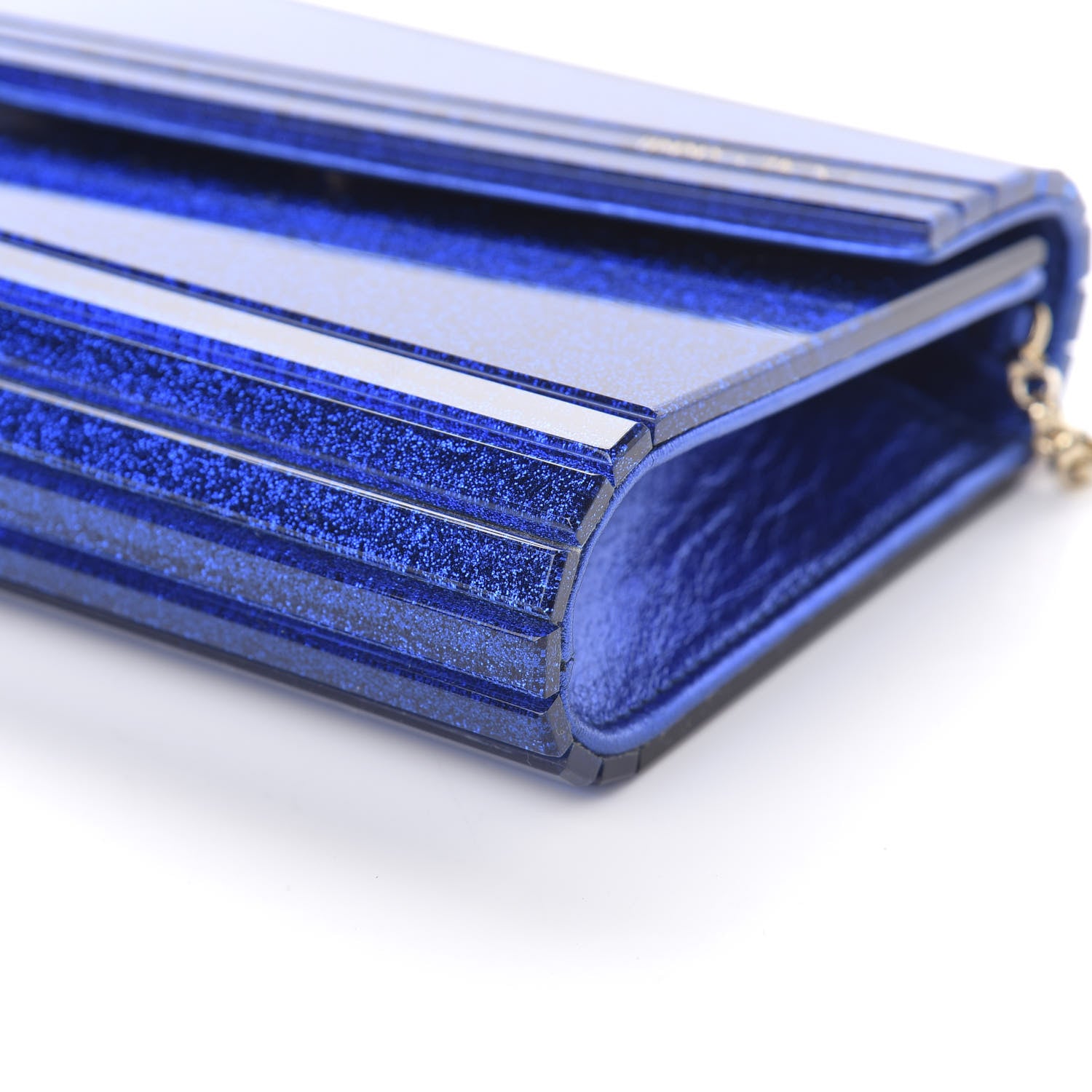 Jimmy Choo Acrylic Glitter Candy Clutch Blue 8 of 10