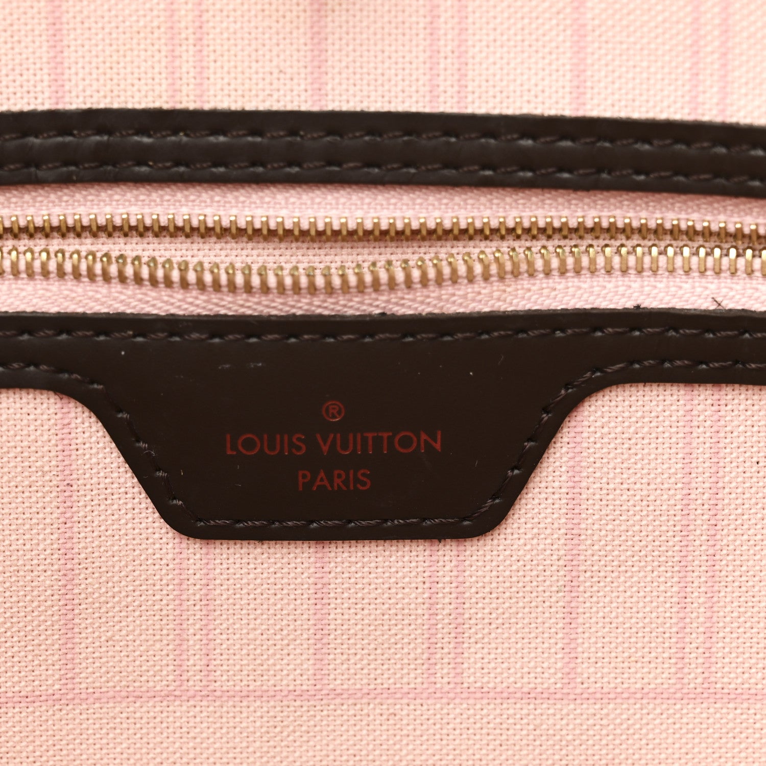 Louis Vuitton Damier Ebene Neo Neverfull MM Rose Ballerine 6 of 10