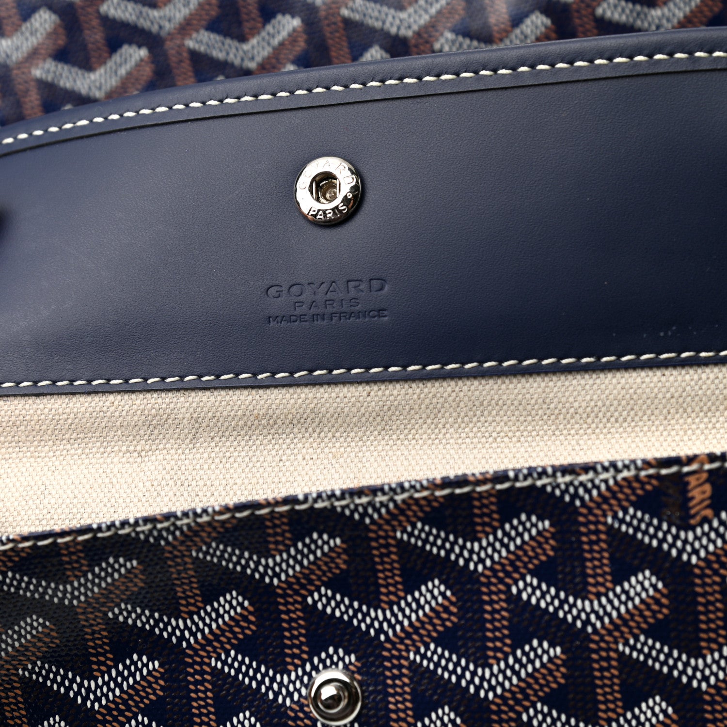 Goyard Goyardine Saint Louis GM Navy 6 of 9