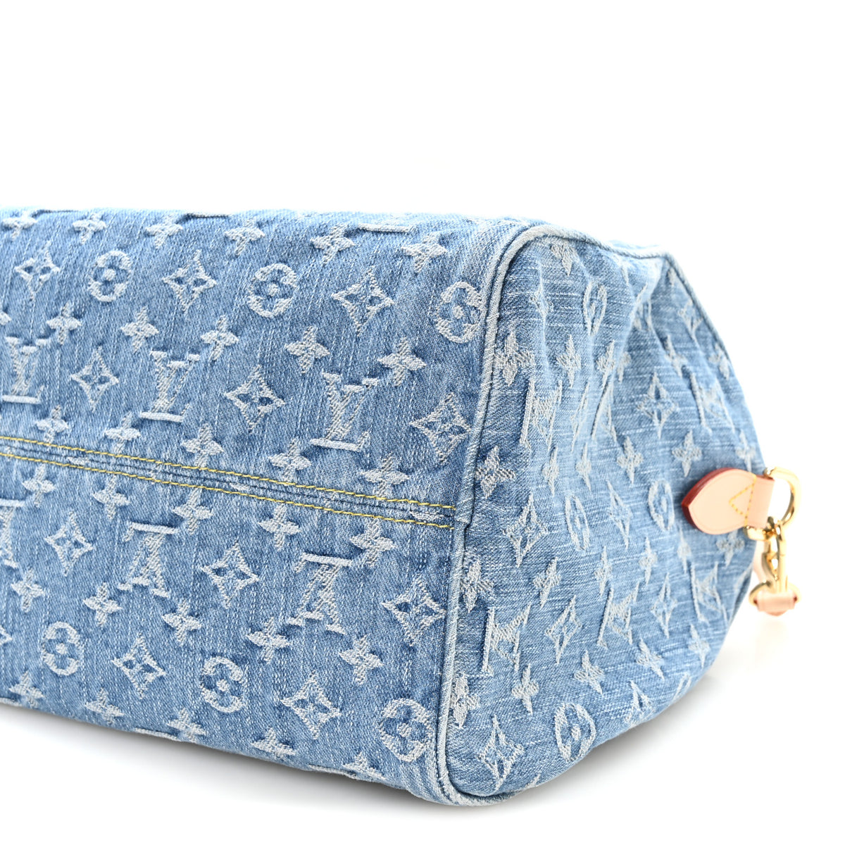 Monogram Denim Speedy Soft 30 Blue