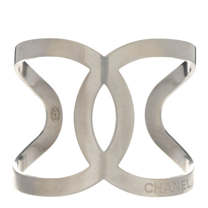 Chanel Metal CC Cuff Silver 1 of 5