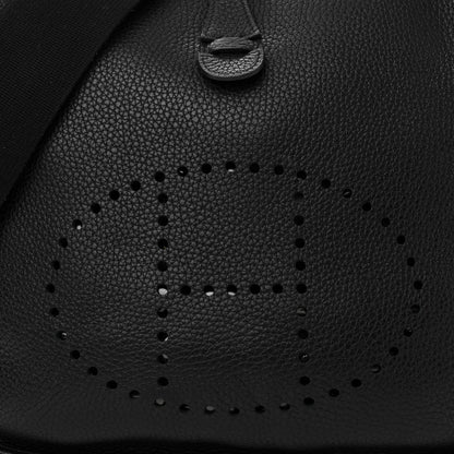 Hermes Taurillon Clemence Evelyne III PM Black 8 of 11