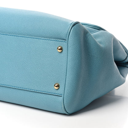 Dolce & Gabbana Dauphine Large Miss Sicily Satchel Light Blue 7 of 14
