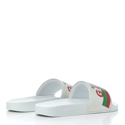 Gucci Nappa Original Gucci Mens Slide Sandals 11 Great White 4 of 8