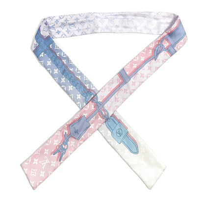 Louis Vuitton Silk Monogram Rising Confidential Bandeau Blush 1 of 2