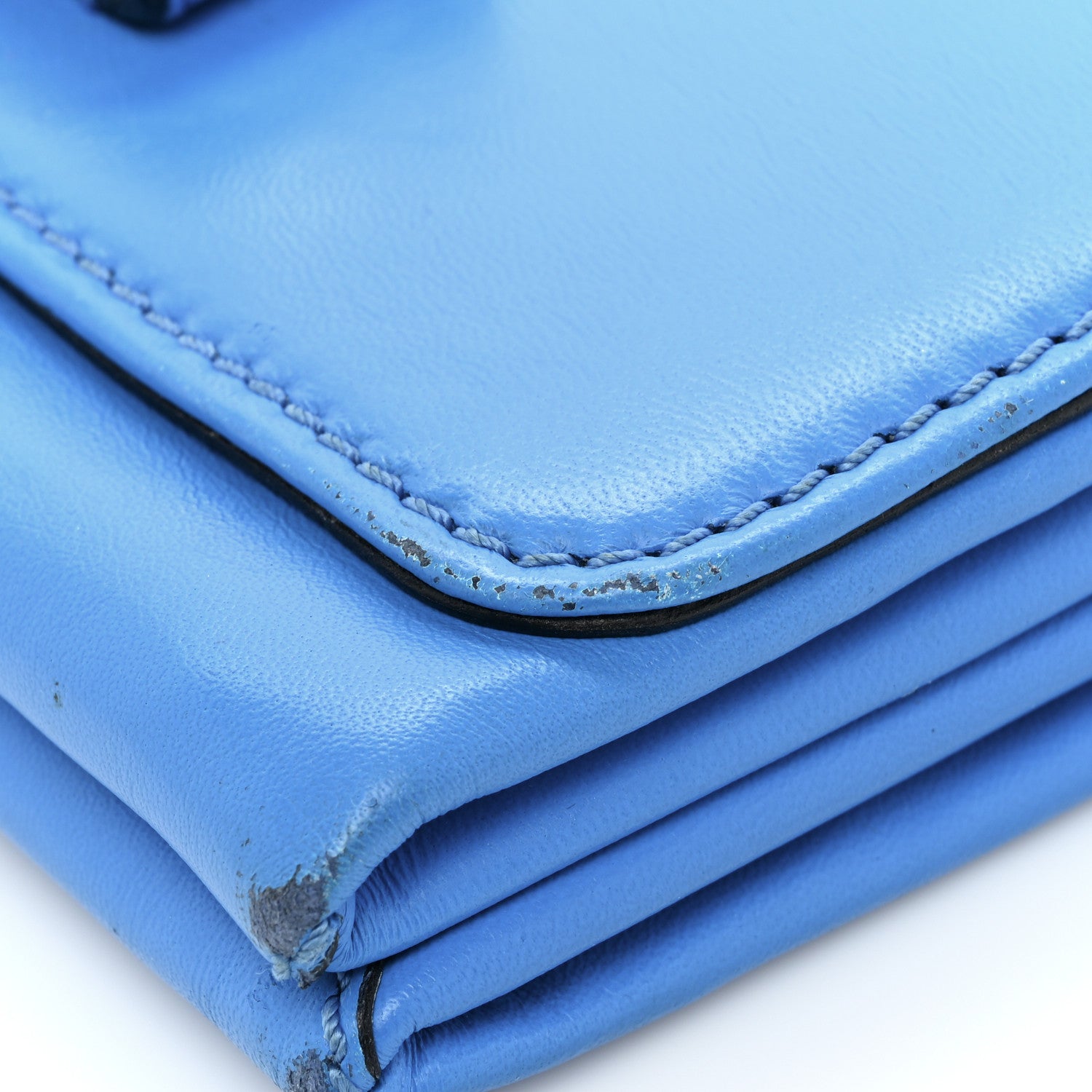 Valentino Garavani Nappa Va Va Voom Shoulder Bag Blue Fluo 18 of 20