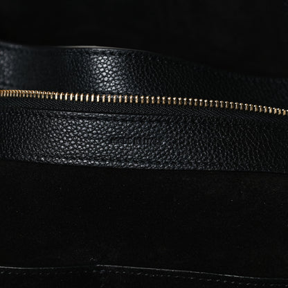Celine Soft Grained Calfskin Medium Belt Cabas Phantom Black 6 of 13