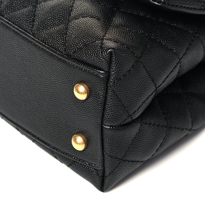 Chanel Caviar Quilted Mini Coco Handle Flap Black 9 of 9