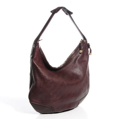 Gucci Guccissima Large Princy Hobo Dark Brown 3 of 7