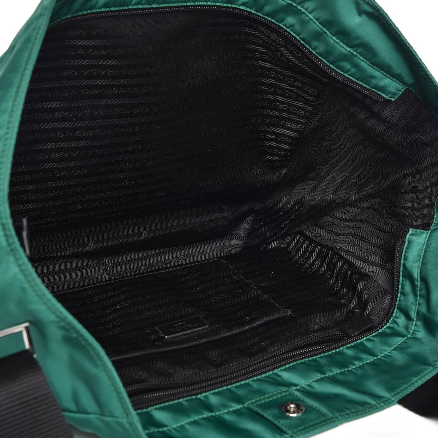 Nylon Vela Tote Black Oleandro