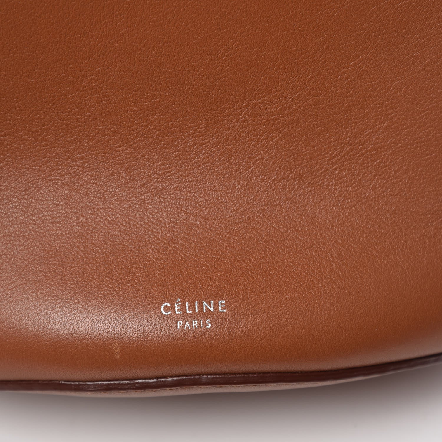 Celine Smooth Calfskin Long Strap Big Bucket Bag Tan 7 of 10