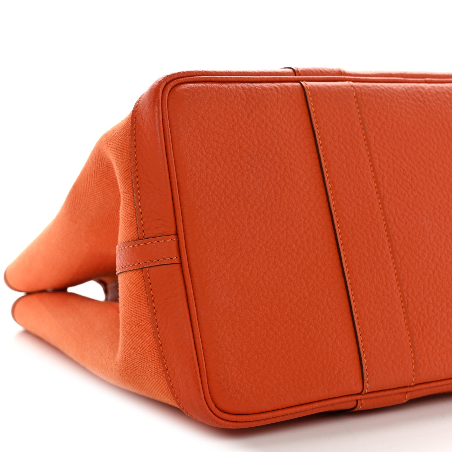 Hermes Toile Negonda Garden Party Tote 36 MM Orange 8 of 11