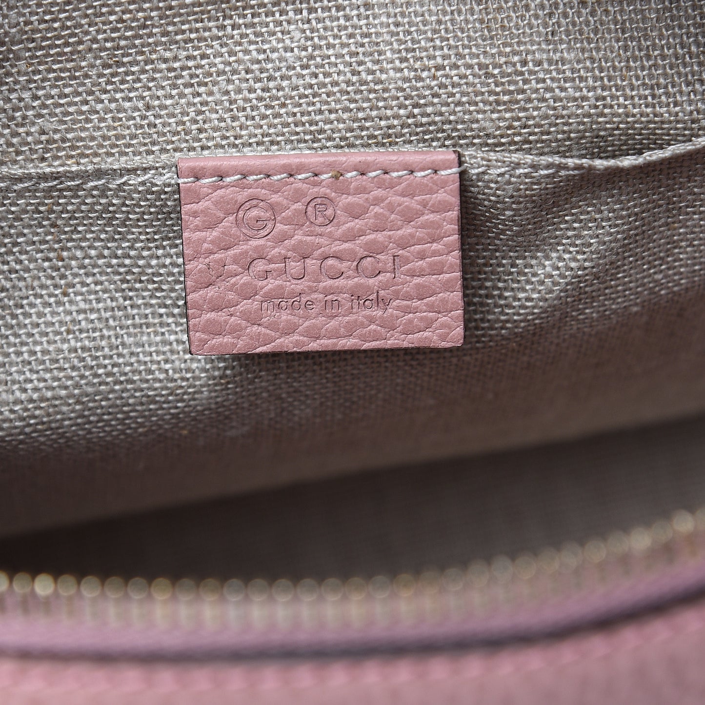 Monogram Mini Bree Messenger Bag Beige Soft Pink