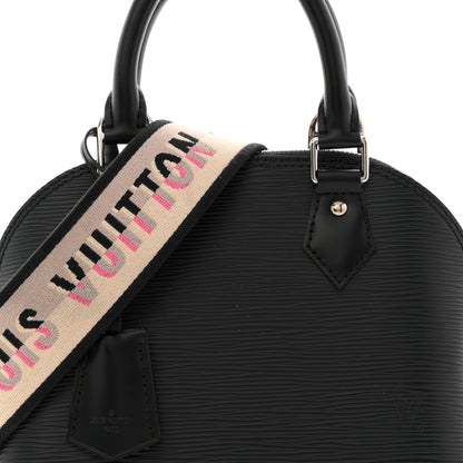 Louis Vuitton Epi Jacquard Alma BB Black 7 of 11