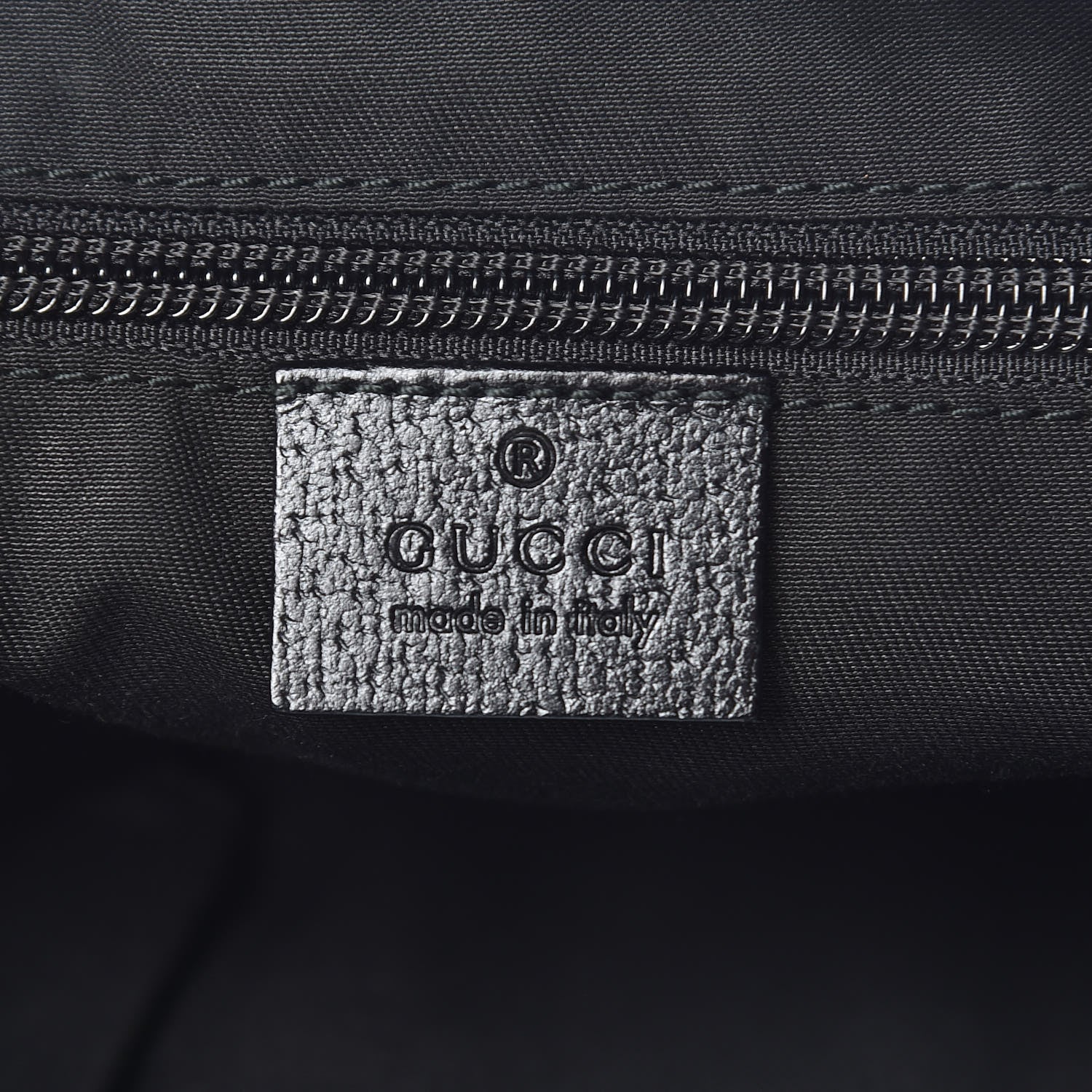 Gucci Monogram Web Medium Half Moon Hobo Black 6 of 12