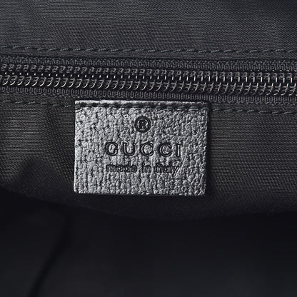 Gucci Monogram Web Medium Half Moon Hobo Black 6 of 12
