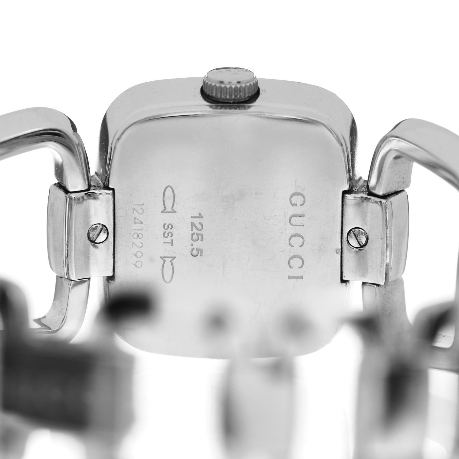 Gucci Stainless Steel 24mm G-Gucci Square Quartz Watch Brown 4 of 4