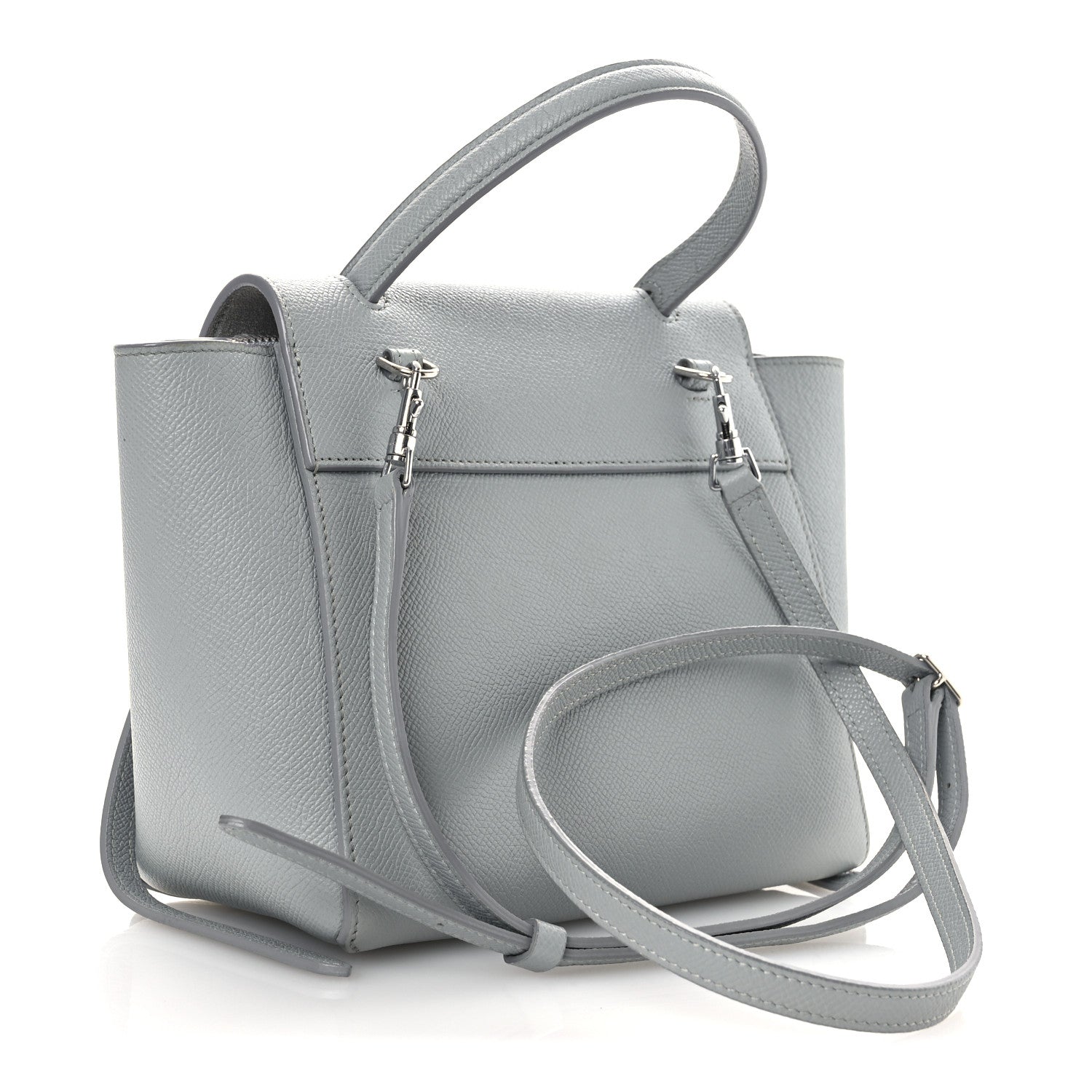 Celine Grained Calfskin Nano Belt Bag Mineral 3 of 13