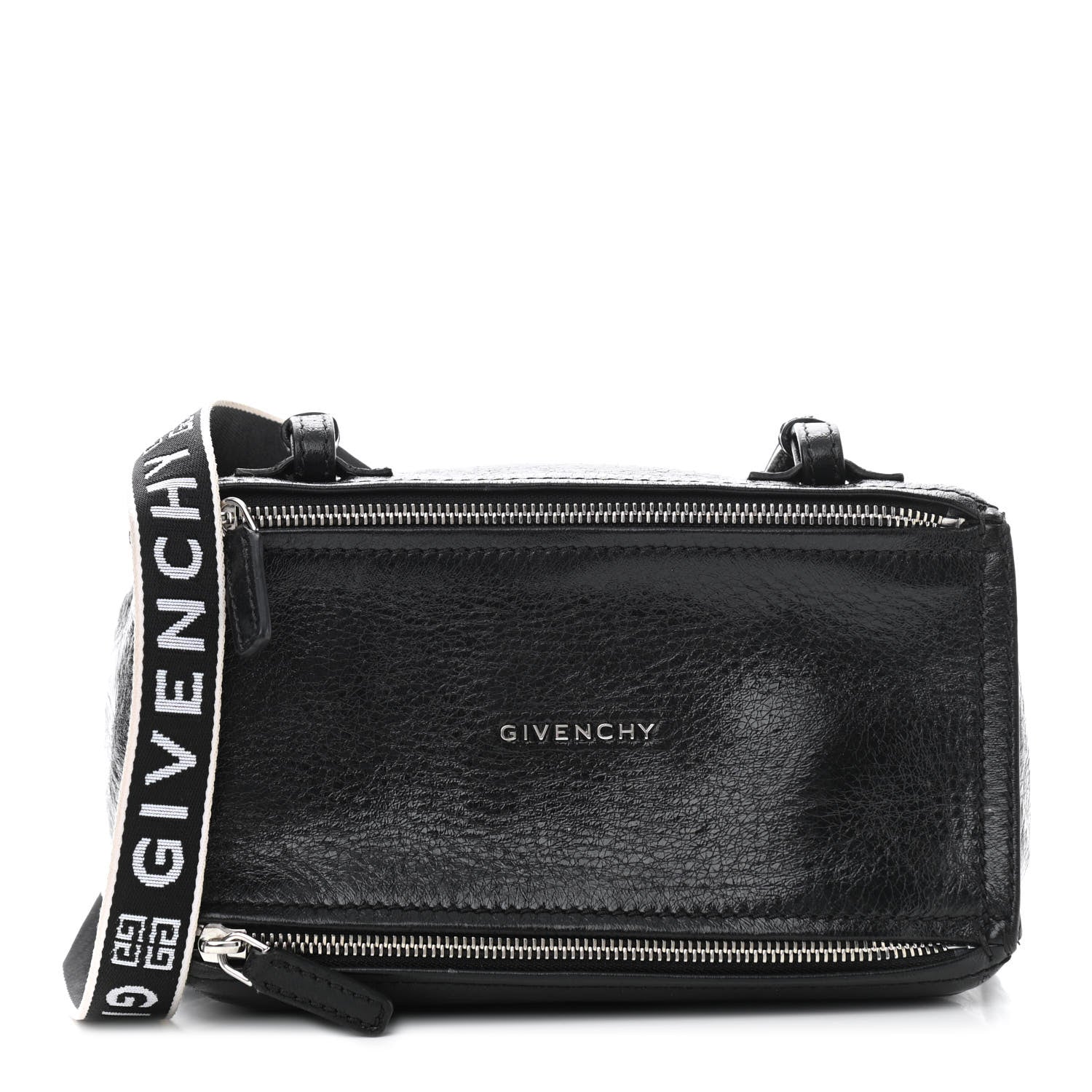 Givenchy Crackled Patent 4G Small Pandora Black 1 of 11