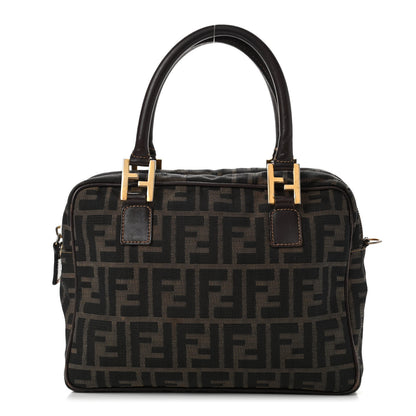 Fendi Zucca Top Handle Tote Tobacco 1 of 8