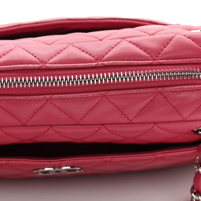 Chanel Lambskin Quilted Camera Case Pink 15 of 16
