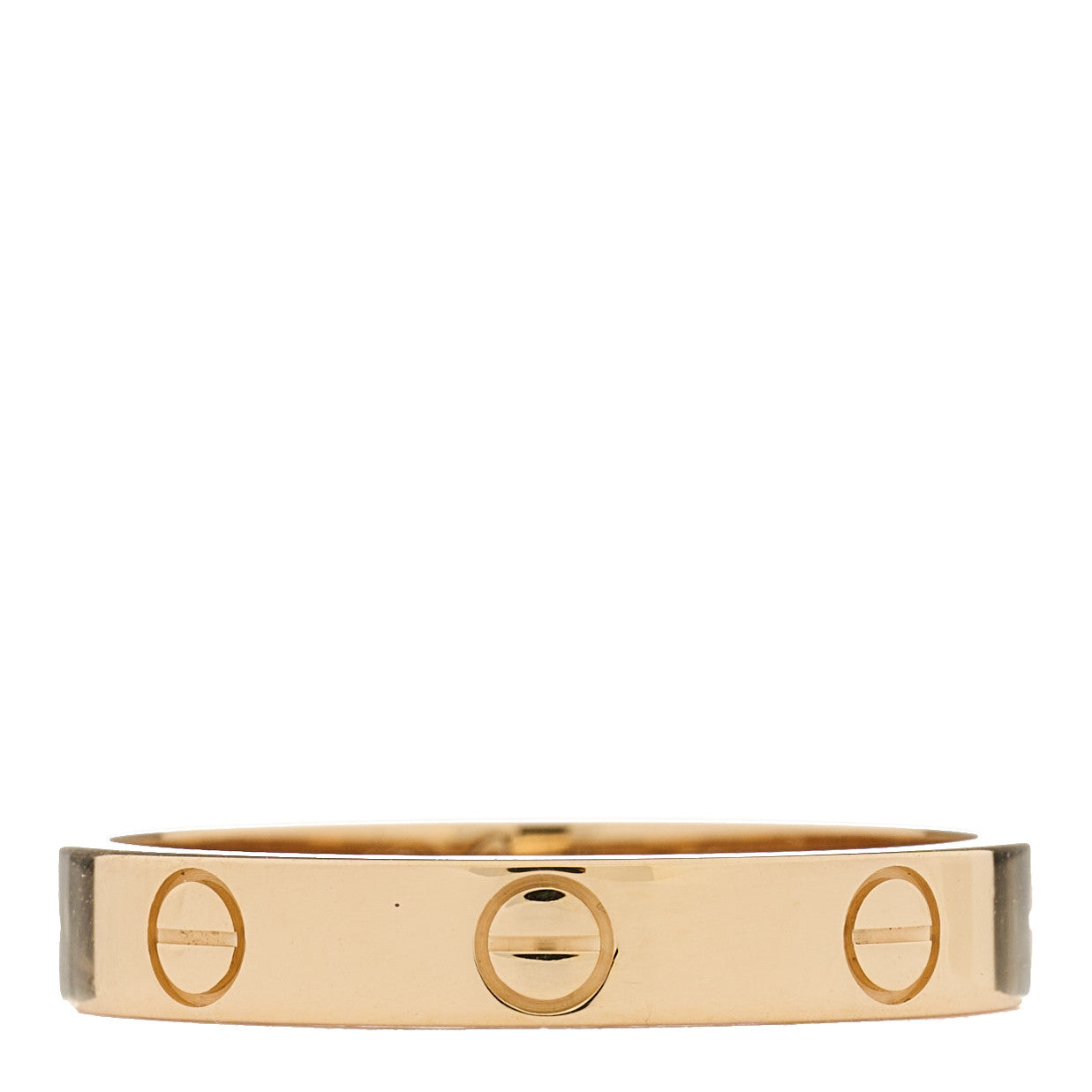 18K Yellow Gold 3.5mm LOVE Wedding Band Ring 58 8.25