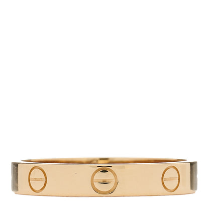 Cartier 18K Yellow Gold 3.5mm LOVE Wedding Band Ring 58 8.25 1 of 4