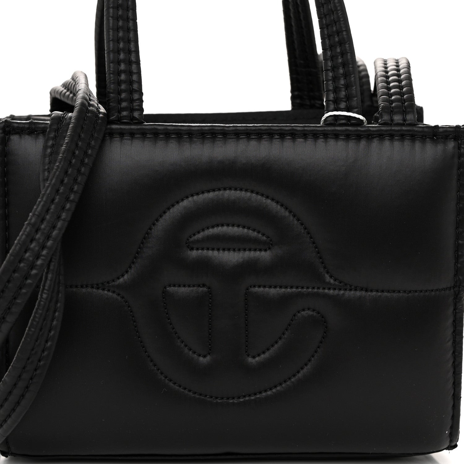 Telfar Nylon Small Puff Shopping Bag Black 7 of 9