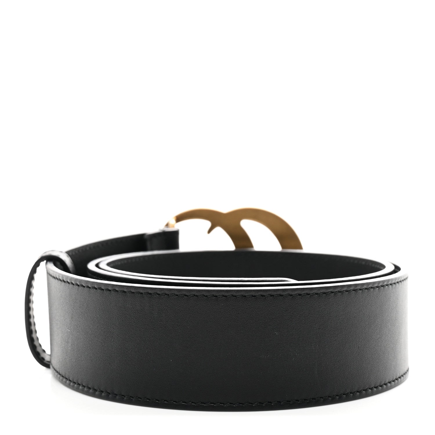 Gucci Calfskin Double G 40mm Belt 85 34 Black 2 of 6