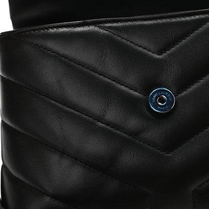 Saint Laurent Calfskin Y Quilted Monogram Toy Loulou Crossbody Bag Black 10 of 10